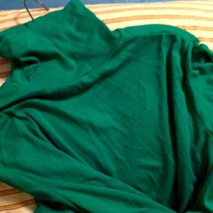 Turtleneck XL fresh green, long sleeves, like new, never worn